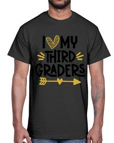 I Love My Third 368#- third grade- Cotton Tee
