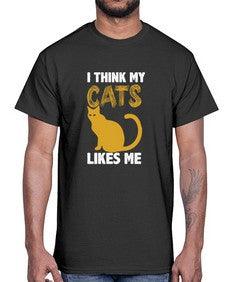 I Think My Cats- cats- Cotton Tee