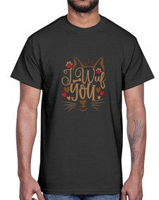 I Wuf You Style 16#- cats- Cotton Tee