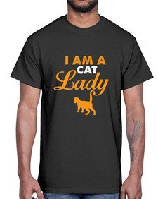 I am a cat lady- cats- Cotton Tee