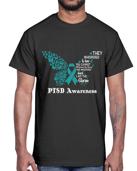I am the storm PTSD 20#- PTSD- Cotton Tee