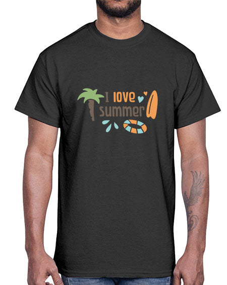 I love summer 91#- summer- Cotton Tee