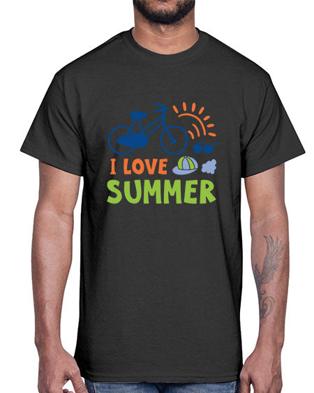 I love summer 92#- summer- Cotton Tee