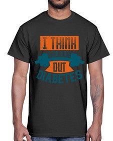 I think I can wipe out diabetes Style 30#- diabetes- Cotton Tee