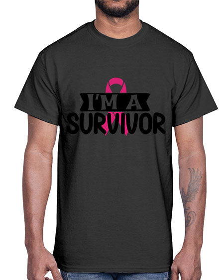 Im a Survivor 17#- breast cancer- Cotton Tee