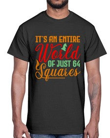 Its an entire world of just squares 124#- chess- Cotton Tee