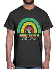 Juneteenth Vibes Only 5#- black juneteenth- Cotton Tee