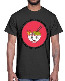 Less People More Ramen 1283#- Ramen- Cotton Tee