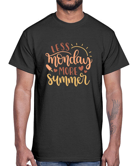 Less monday more summer 90#- summer- Cotton Tee