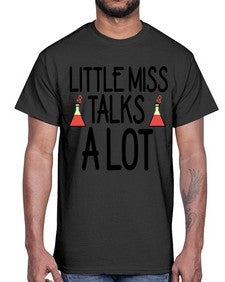 Little miss talks a lot 488#- general school- Cotton Tee
