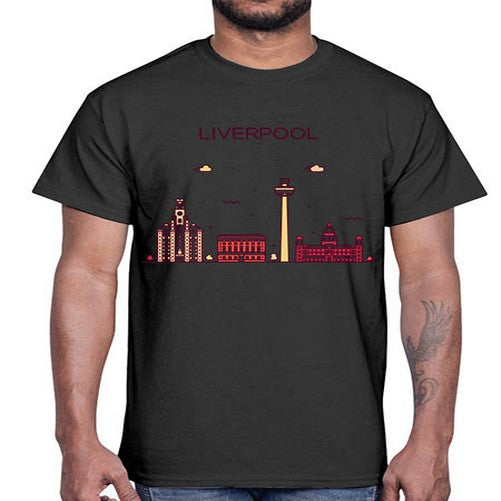 Liverpool 1153#- cities- Cotton Tee
