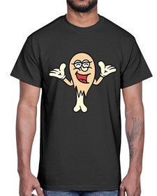 Lonesome chick 160#- cartoon food- Cotton Tee