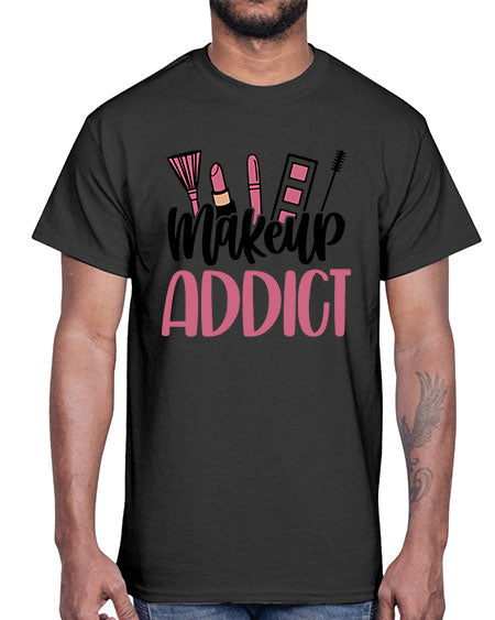 Makeup Addict Style 55#-makeup Cotton Tee