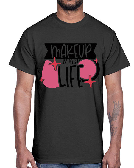 Makeup Is My Life Style 45#-makeup Cotton Tee