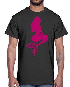 MermaidMandalaUpdated 933#- mandala- Cotton Tee