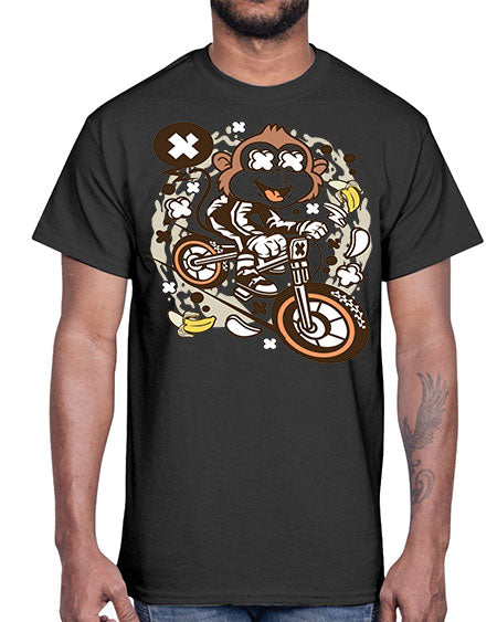 Monkey Downhill- monkey- Cotton Tee