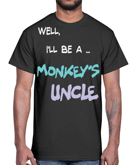 Monkey Uncle 18#- monkey- Cotton Tee