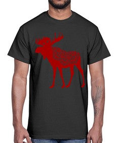MooseMandala 940#- mandala- Cotton Tee