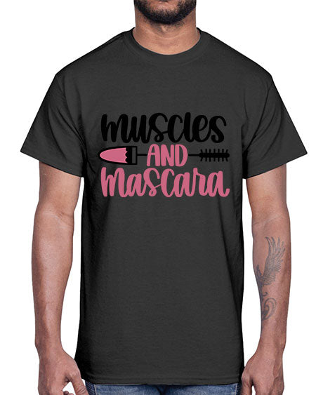 Muscles And Mascara Style 35#-makeup Cotton Tee