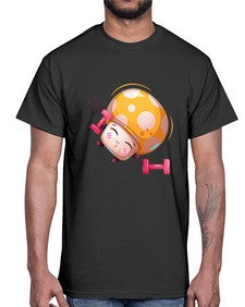 Mushroom 190#- cartoon food- Cotton Tee