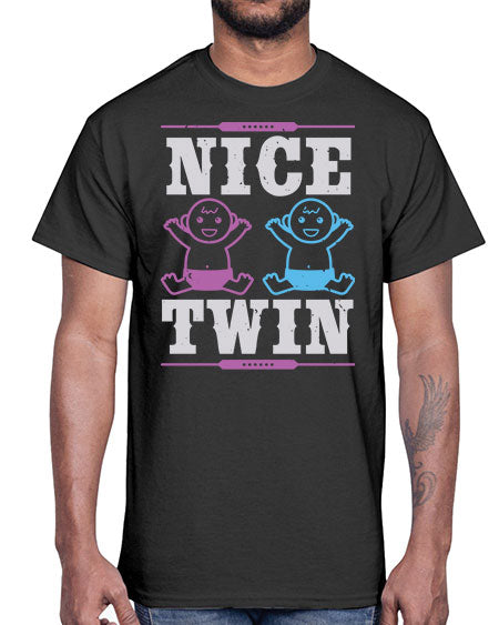 Nice Twin Style 167#- baby shower- Cotton Tee