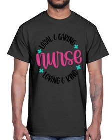 Nurse Loyal Caring Style Style 1178#- nurse- Cotton Tee