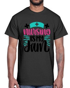Nursing Is My Jam Style Style 1273#- nurse- Cotton Tee