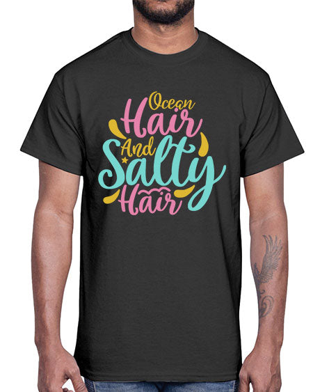 OCEAN HAIR SALTY HAIR Style 60#- summer- Cotton Tee