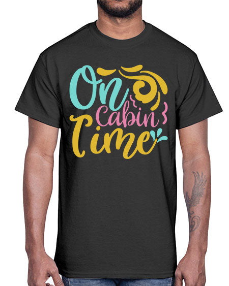 ON CABIN TIME Style 59#- summer- Cotton Tee