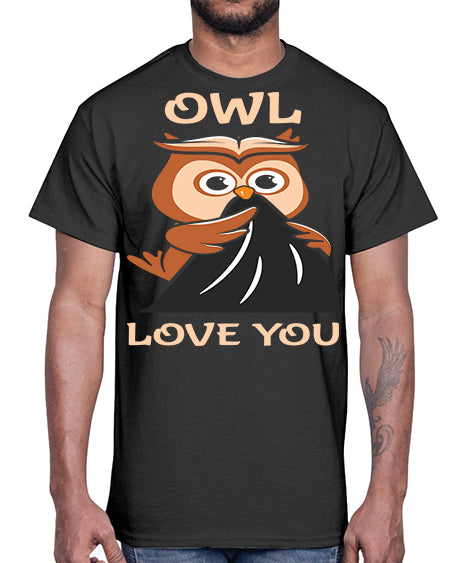 Owl Love You A TurtleRabbit 12#- owl- Cotton Tee
