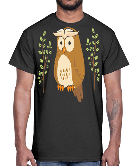 Owl of Athena Long Sleeve A TurtleRabbit 14#- owl- Cotton Tee