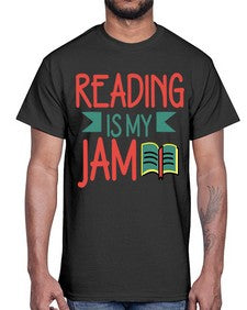 Reading is my jam 702#- librarian- Cotton Tee