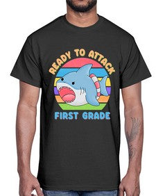 Ready to Attack first Grade 710#- first grade- Cotton Tee