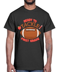 Ready to tackle first Grade 742#- first grade- Cotton Tee