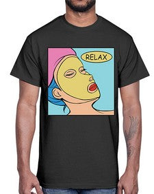 Relax 1013#- art pop art- Cotton Tee