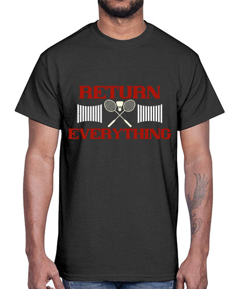 Return everything 1892#- badminton- Cotton Tee