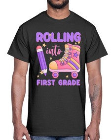 Rolling into first Grade 785#- first grade- Cotton Tee
