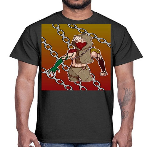 Rose and demon 75#- anime- Cotton Tee