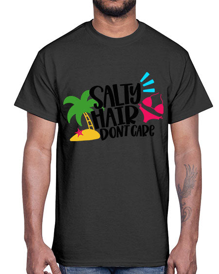 Salty Hair Dont Care Style 29#- summer- Cotton Tee