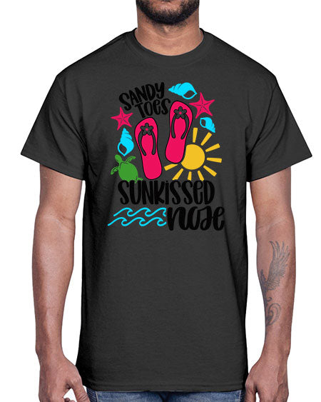 Sandy Toes Sunkissed Nose Style 27#- summer- Cotton Tee