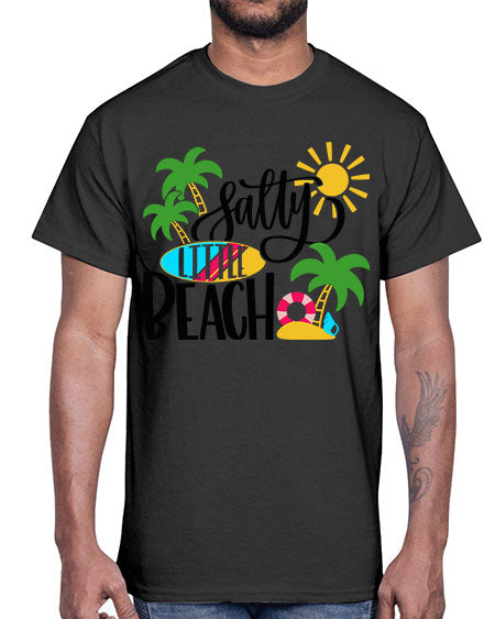 Satly Little Beach Style 26#- summer- Cotton Tee