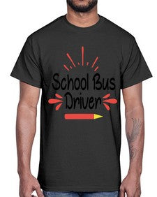 School Bus Driver 793#- graduation- Cotton Tee