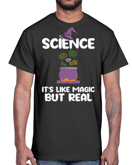 ScienceItsLikeMagicButScientistSkinite Scientist Skinite 48#- general science- Cotton Tee