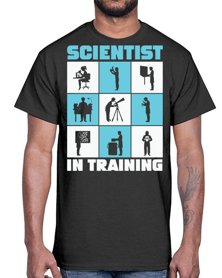 ScientistInTrainingScienceScientistSkinite Scientist Skinite 40#- general science- Cotton Tee