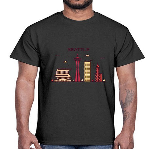 Seattle 1810#- cities- Cotton Tee