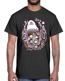 Shark Ice Cream 1523#- ice cream- Cotton Tee