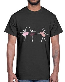 Skeleton ballerinas ballet halloween ballet 184#- ballet- Cotton Tee