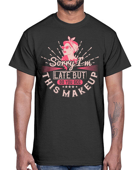 Sorry Im late but do you see this makeup Style 186#-makeup Cotton Tee