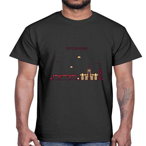 Spokane 1880#- cities- Cotton Tee