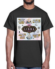 Straight Libra 474#- libra- Cotton Tee